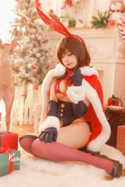 [Net Red COSER Photo] Аниме-блогер Rainight 魈雨-Christmas Rabbit