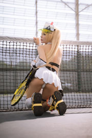 [COS Welfare] A blogueira de anime A Bao também é uma coelhinha - Betsy Tennis Suit