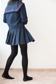 JK garota de seda preta de uniforme escolar [Fundação Sen Luo] [BETA-024]
