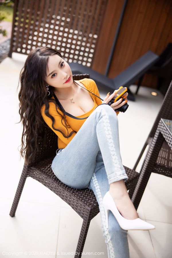 Yang Chenchen sugar „Piękne nogi zawinięte w dżinsy” [语 画 界 XIAOYU] tom 228