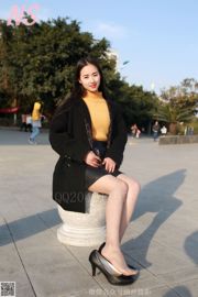 Lin Xiaoya "Leather Skirt and Pork Silk" [Nasi Photography] NO.112