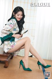 Người mẫu chân Yaya "Kimono and Jade Foot" [丽 柜 Ligui]