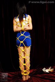 Model Yiyuan "Saya tidak bisa keluar dari jaring yang terperangkap" Gambar Foto Kaki Sutra [Mibun LiGui]