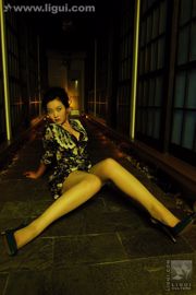 Modelo Xiao Lulu "Sexy Kitty" [丽 柜 LiGui] Foto de pé de seda