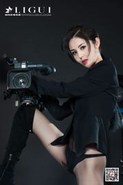 Leg model Lianger "Black Silk OL" [丽柜Ligui] Internet beauty