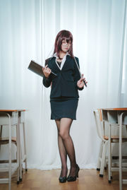[Cosplay-Foto] Süße Fräulein Schwester Honey Juicy Cat Qiu - Lehrerin Lehrerin