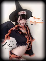 Weibo Coser Shima Aoi "Pequeño diablo de Halloween"