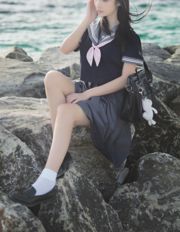 [COS Welfare] Anime blogger Nan Tao Momoko - Blue jk