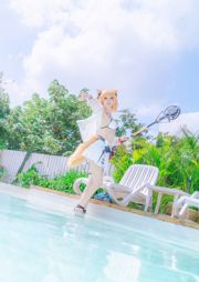 [Косплей фото] Симпатичная домашняя блогерша Юи Золотая рыбка - пустой купальник
