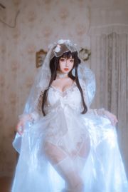 [福利COS] 白嫩美少女鬼畜瑤 - 婚紗