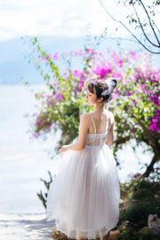 [COS Welfare] Weibo Welfare Ji Jingjiang - Das Mädchen im weißen Kleid von Jingxia