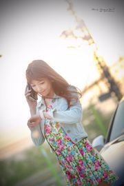 [Korean Beauty] Lee Eun-hye "Street Shooting Cowboy Gua + Flower Dress"