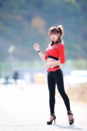 Racing girl Xu Yunmei Heo Yun Mi "Red Tights Series" HD conjunto de imágenes