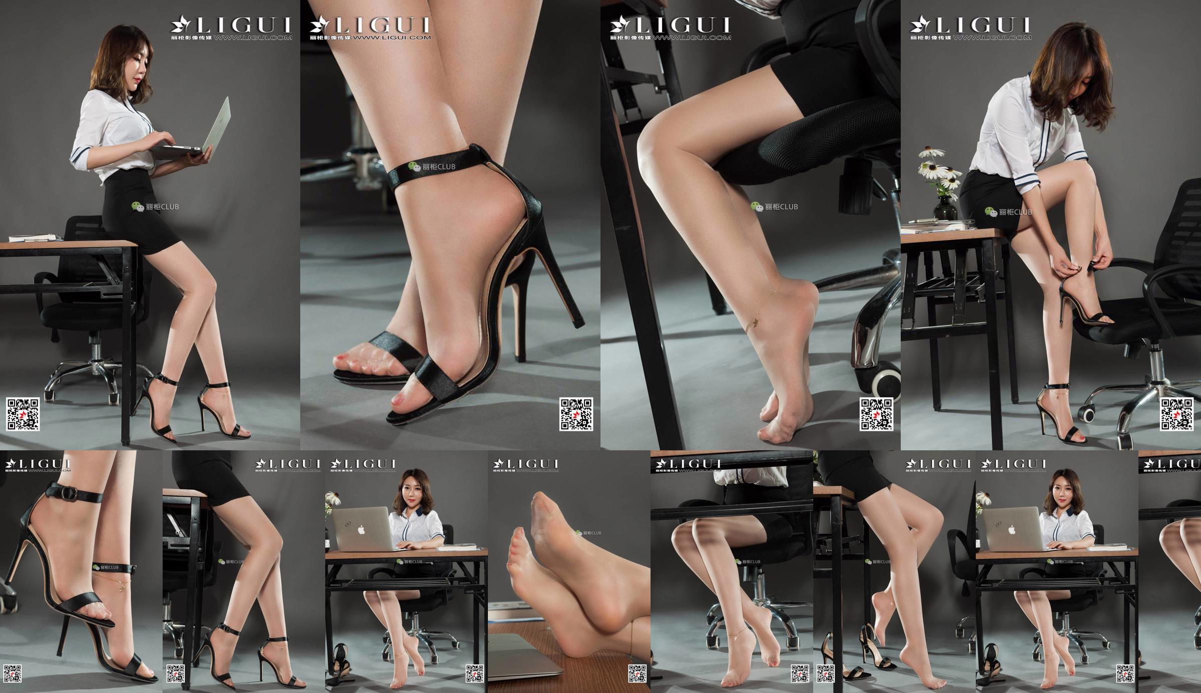 Model nogi Li Mengying "Wysokie obcasy i piękne stopy" [LIGUI] Internetowa piękność No.41d05d Strona 25