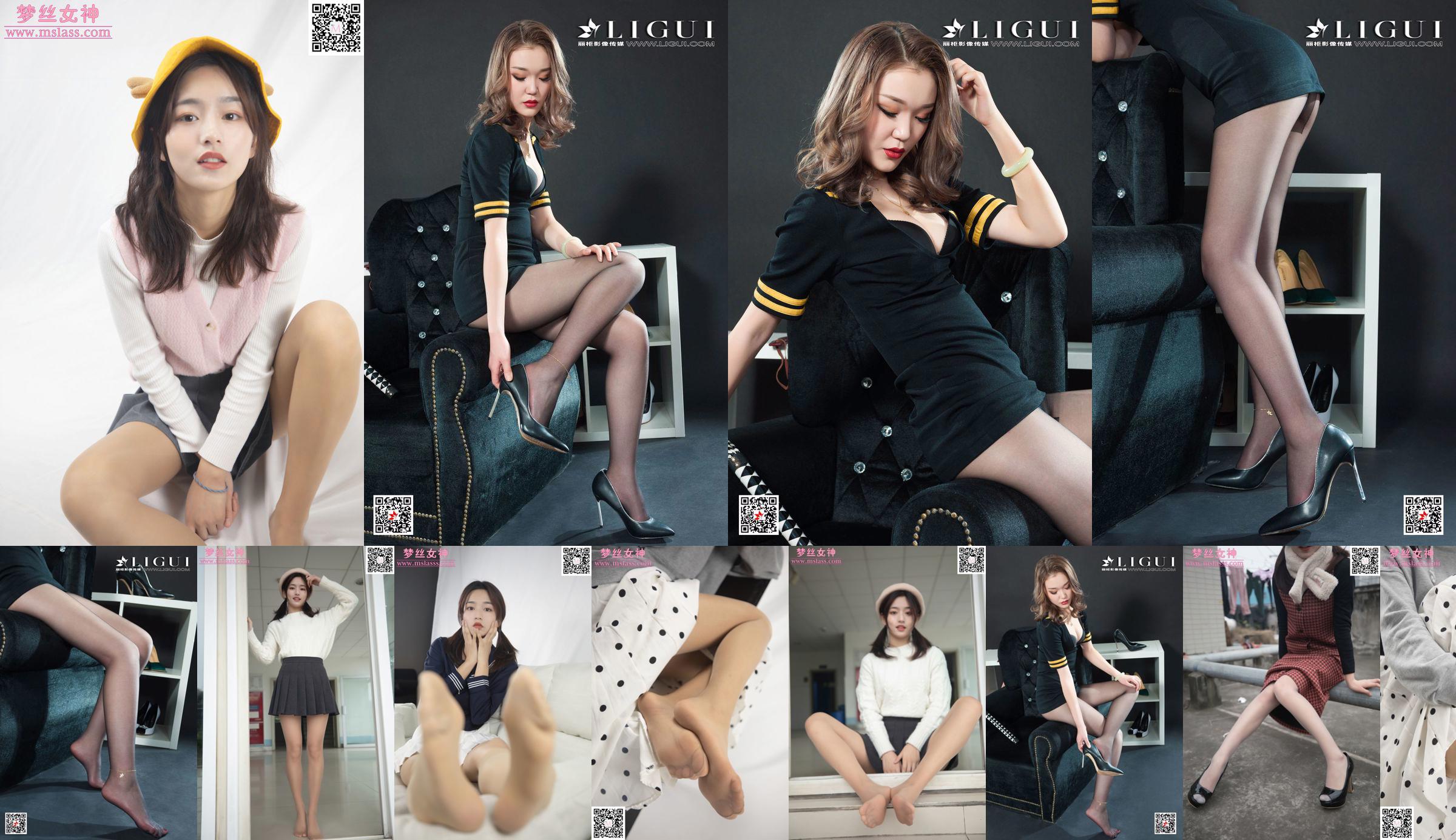 Xuanxuan Leg Model "Uniforme da hostess di seta nera" [Ligui Ligui] Internet Beauty No.99fe69 Pagina 10