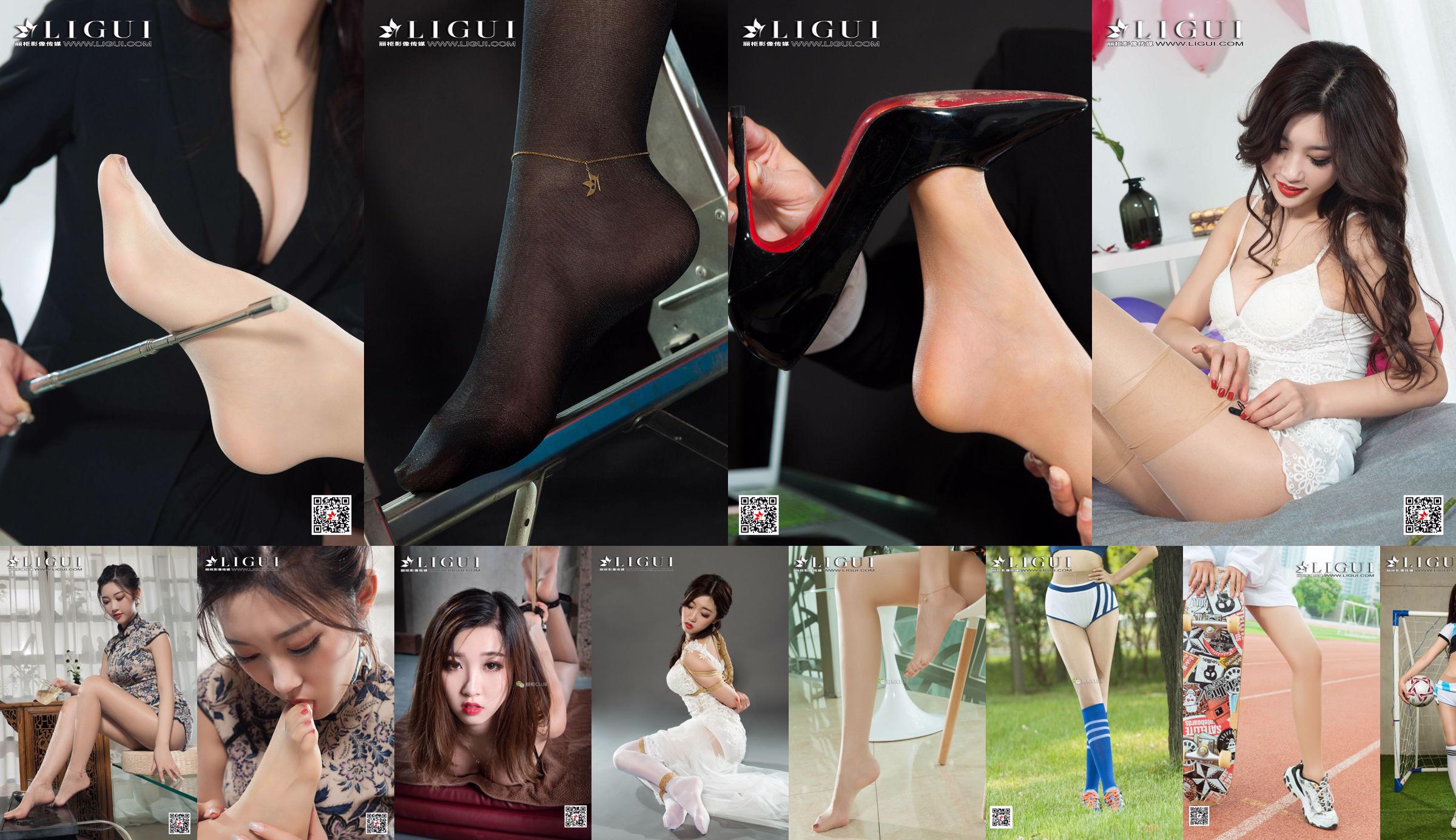 Leg model Xiao Xiao "Football Baby Silk Foot" [丽柜LIGUI] Network Beauty No.db441d Page 2