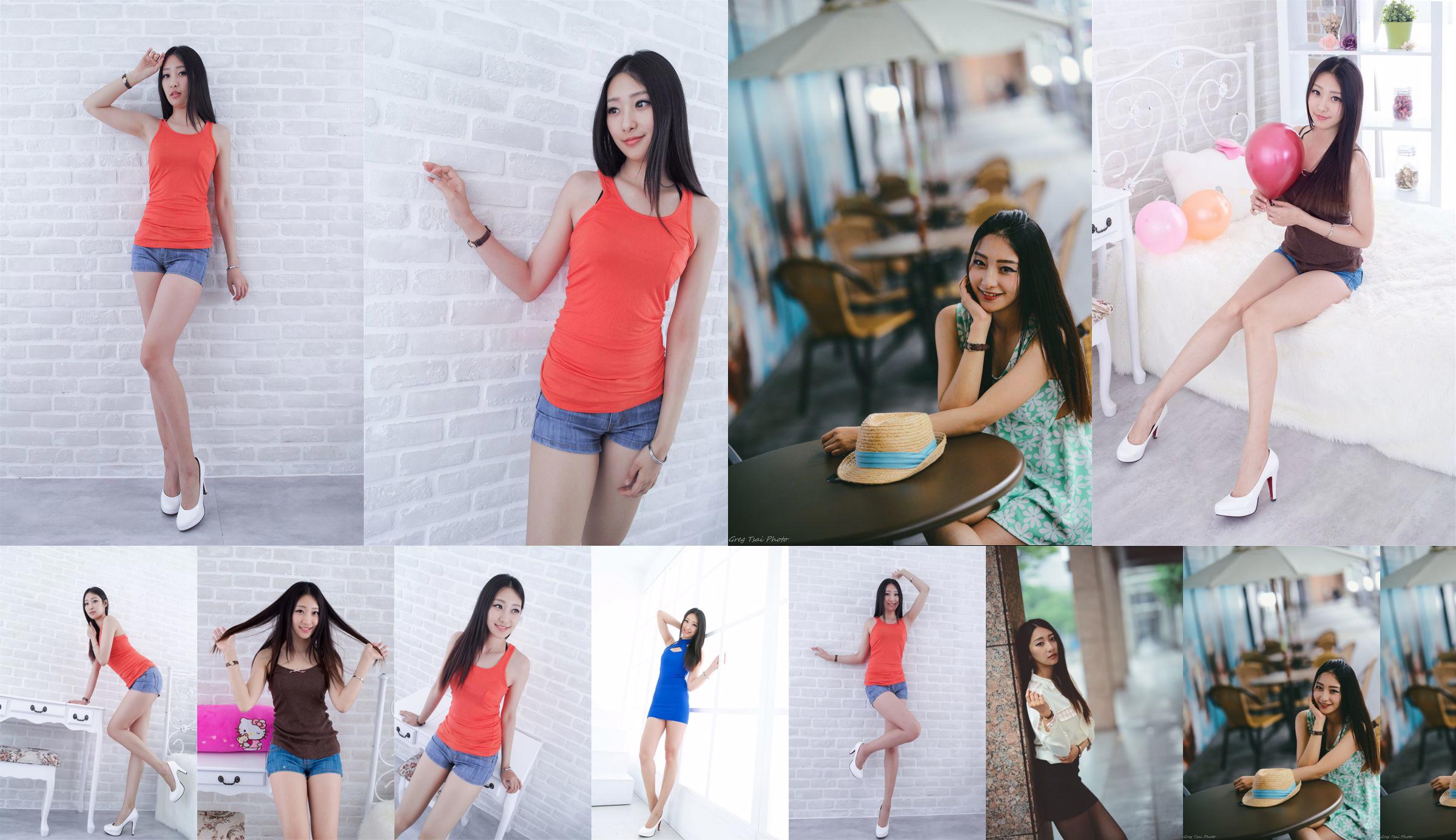 [Belleza de celebridades netas de Taiwán] Joan Xiaokui, estilo de modelo de piernas frescas + tiroteo en la calle Xinyi No.752aca Página 3