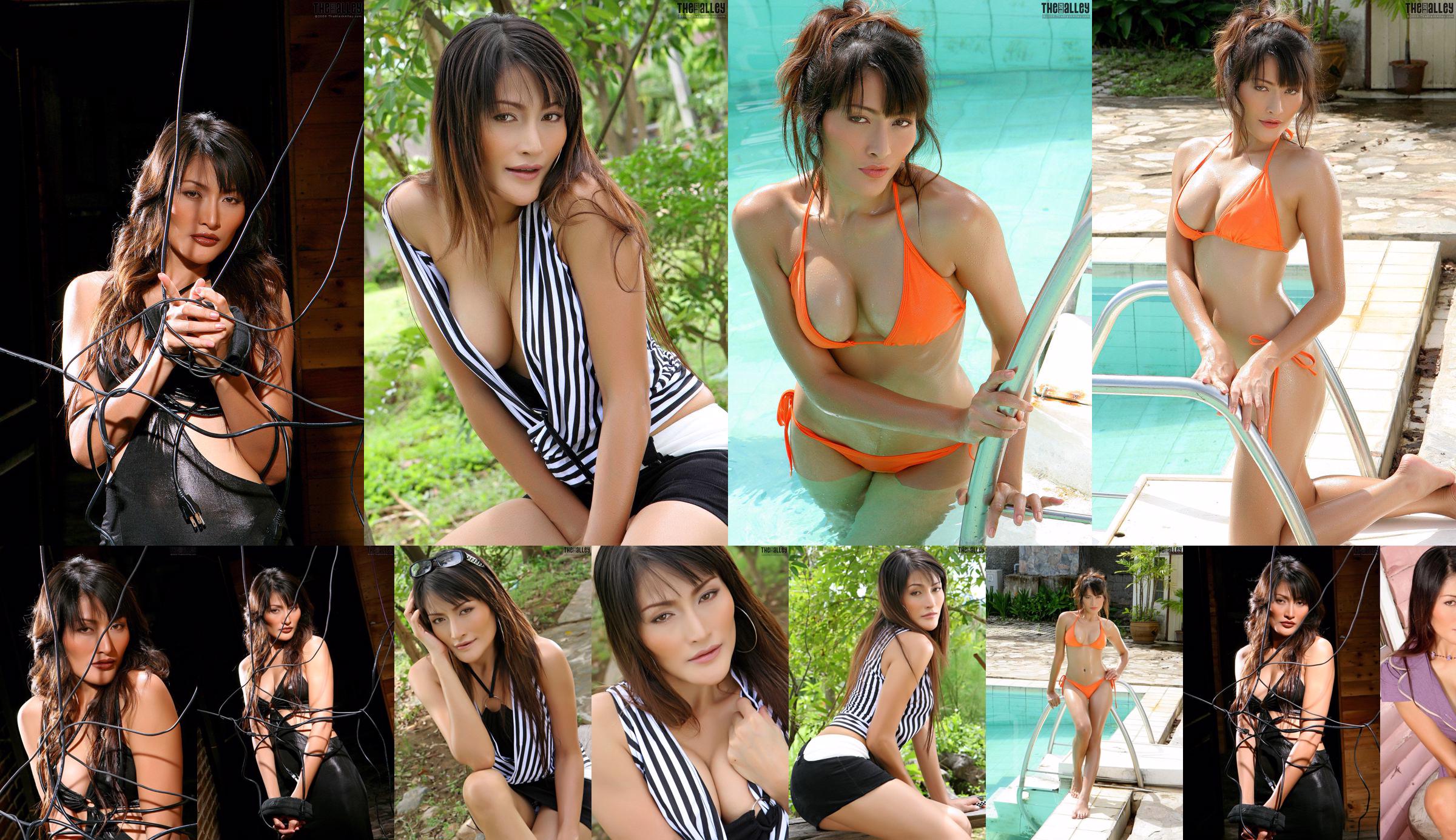 [TheBlackAlley] Kaila Wang swimming pool bikini No.cfab7c Page 1