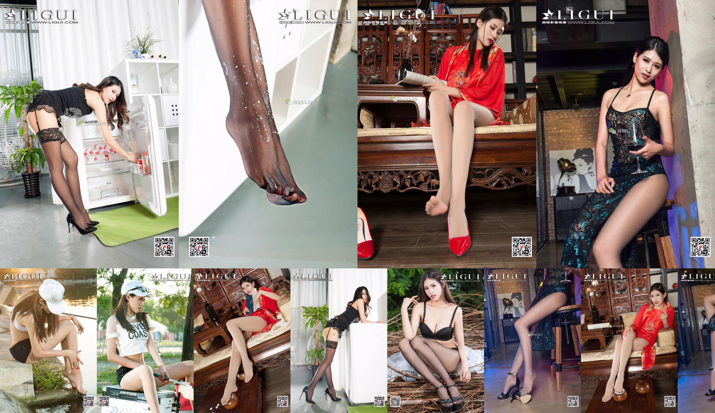 Model kaki Wendy "Mantel plastik + kaki sutra hitam" [丽 柜 贵 足 LIGUI] Kaki sutra No.7d42d0 Halaman 15