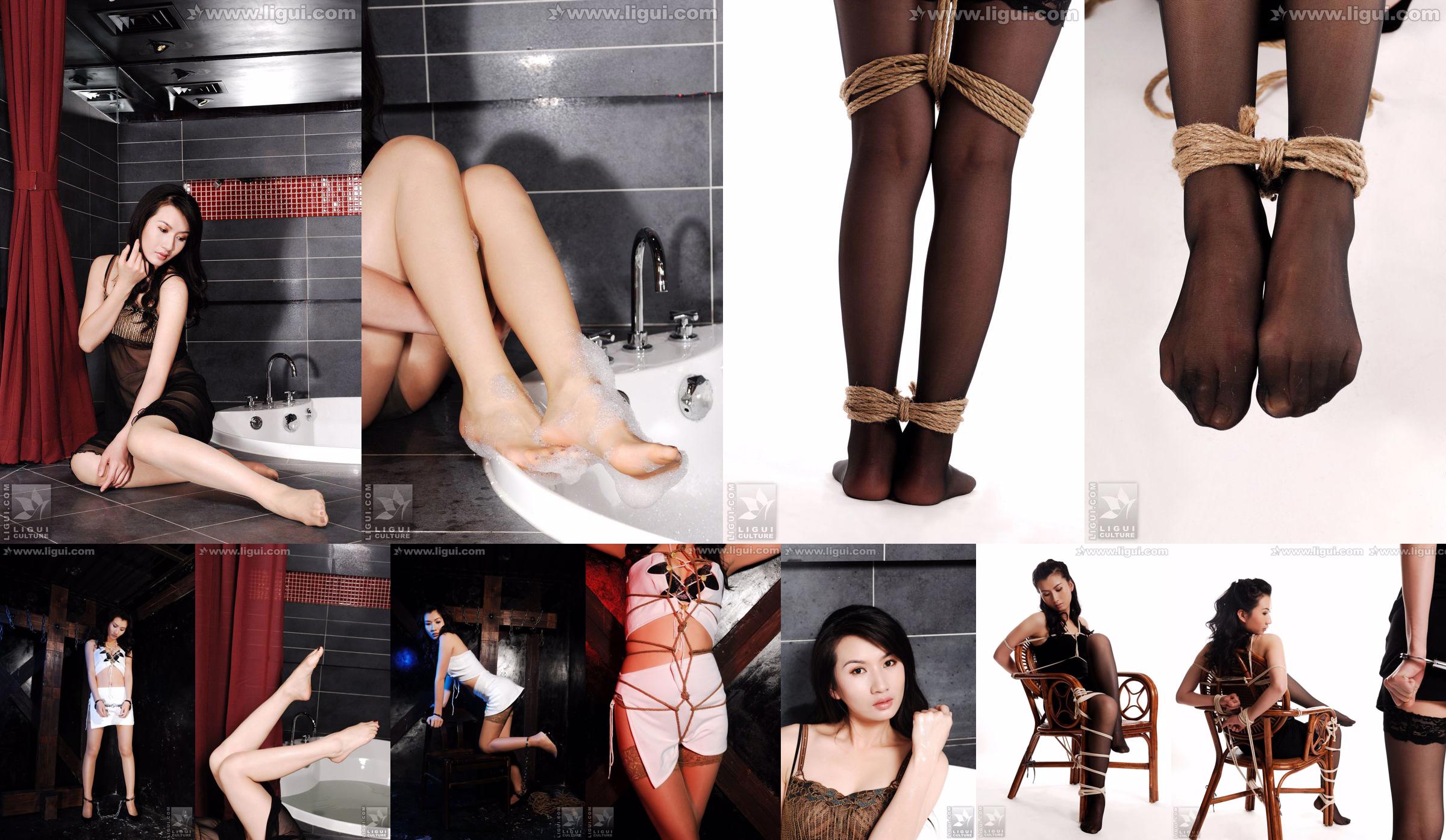 Modelo Yuli "Festa Subterrânea Feminina Presa na Prisão" [Mitsuka 丽 柜 LiGui] Foto de Silk Foot Photo No.e7c573 Página 1