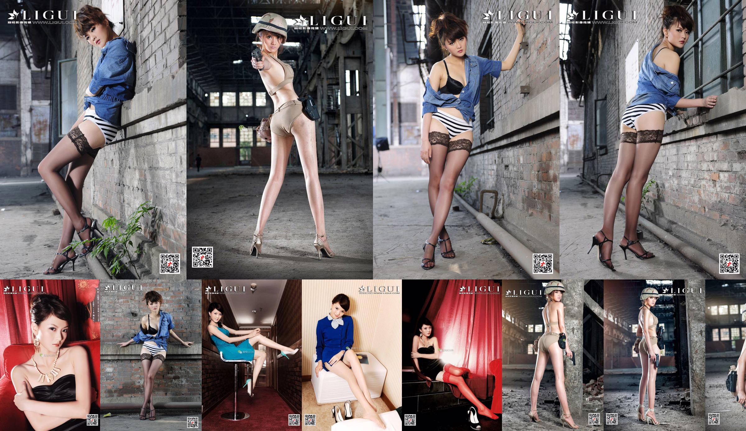 Beenmodel Huang Fen "Elegante kousen" [丽 柜 LIGUI] Network Beauty No.41dda2 Pagina 1