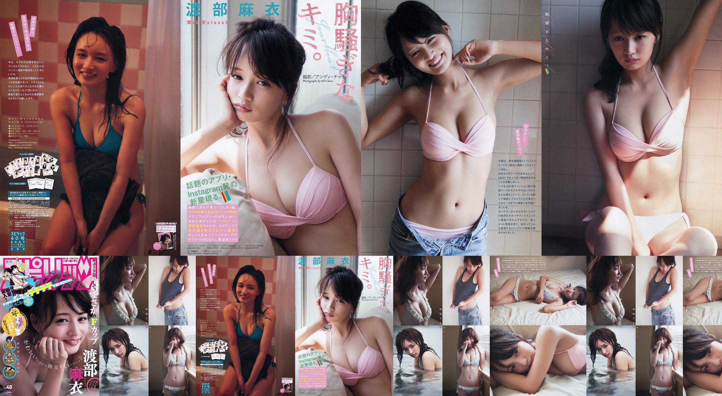 [Wöchentliche große Comic-Spirituosen] Watanabe Mai 2015 Nr. 40 Fotomagazin No.67dc5f Seite 1