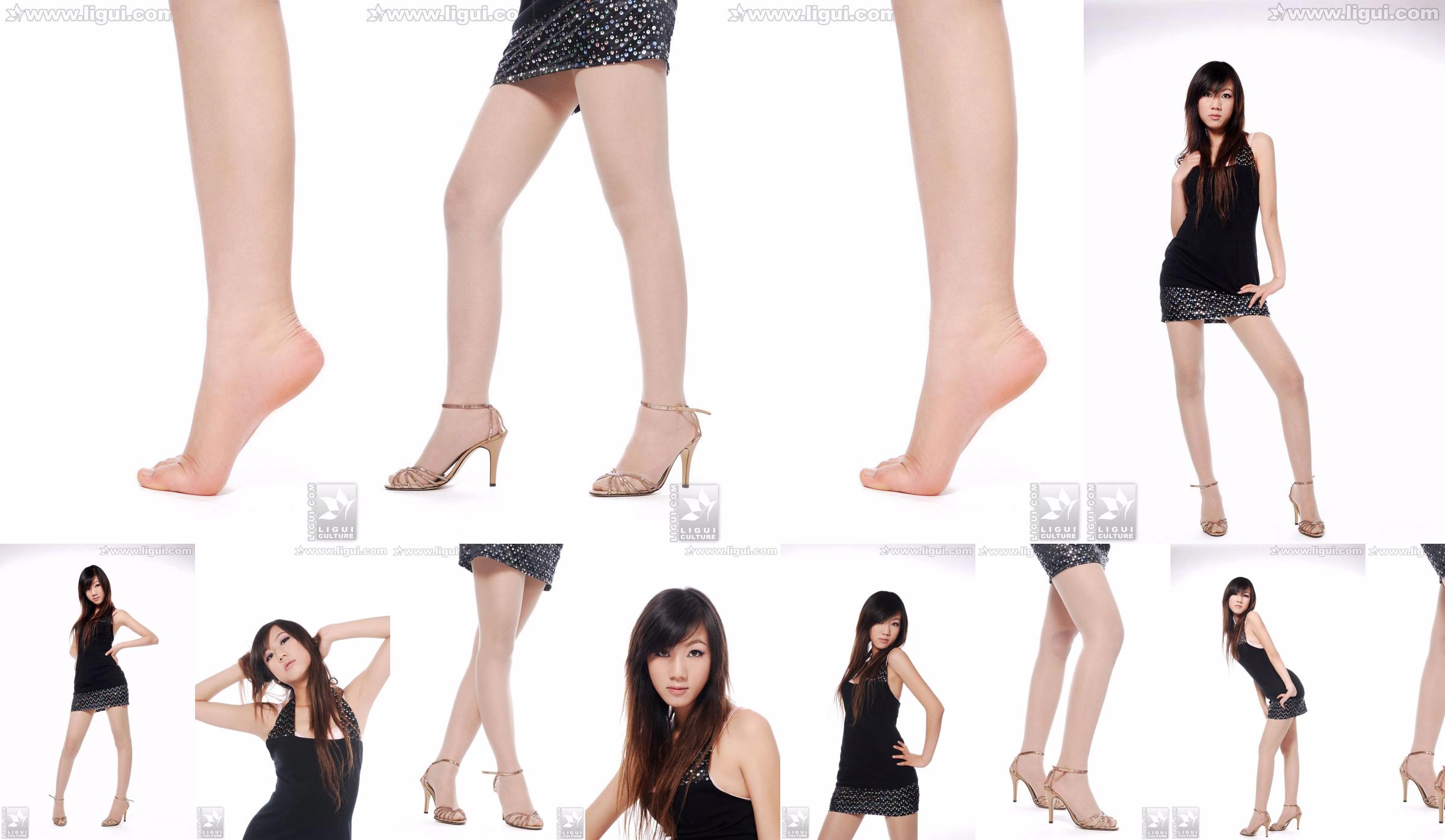 Model Sheng Chao "High-heeled Jade Foot Beautiful New Show" [丽柜LiGui] Photo of Beautiful Legs and Jade Foot No.fbc94c Page 16