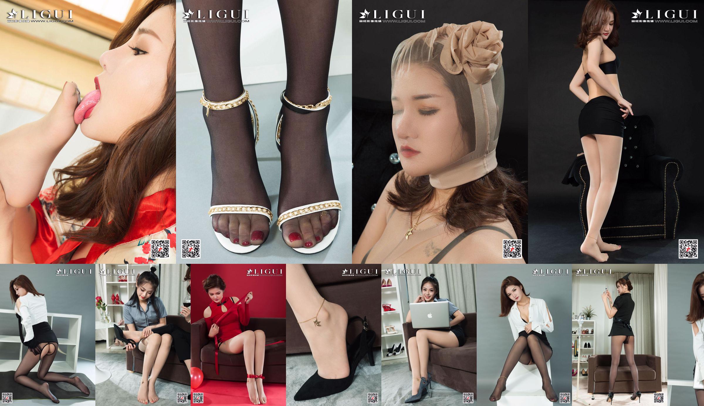[丽 柜 Ligui] Model Bunsho 《Kimono 丝 foot》 No.13f9cf Halaman 2