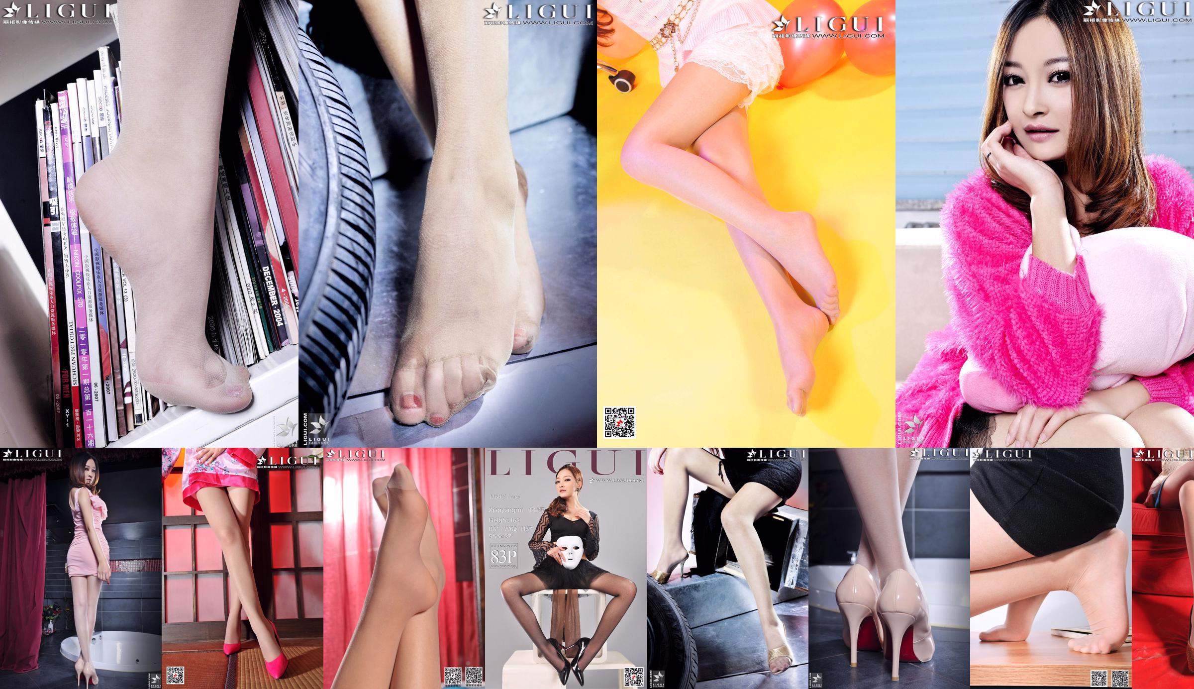 Model Xiao Yang Mi "Kurzer Rock, hochhackige Fleischstrümpfe und schöne Füße" [Ligui Guizu] Schöne Beine und Jadefüße No.f12954 Seite 3