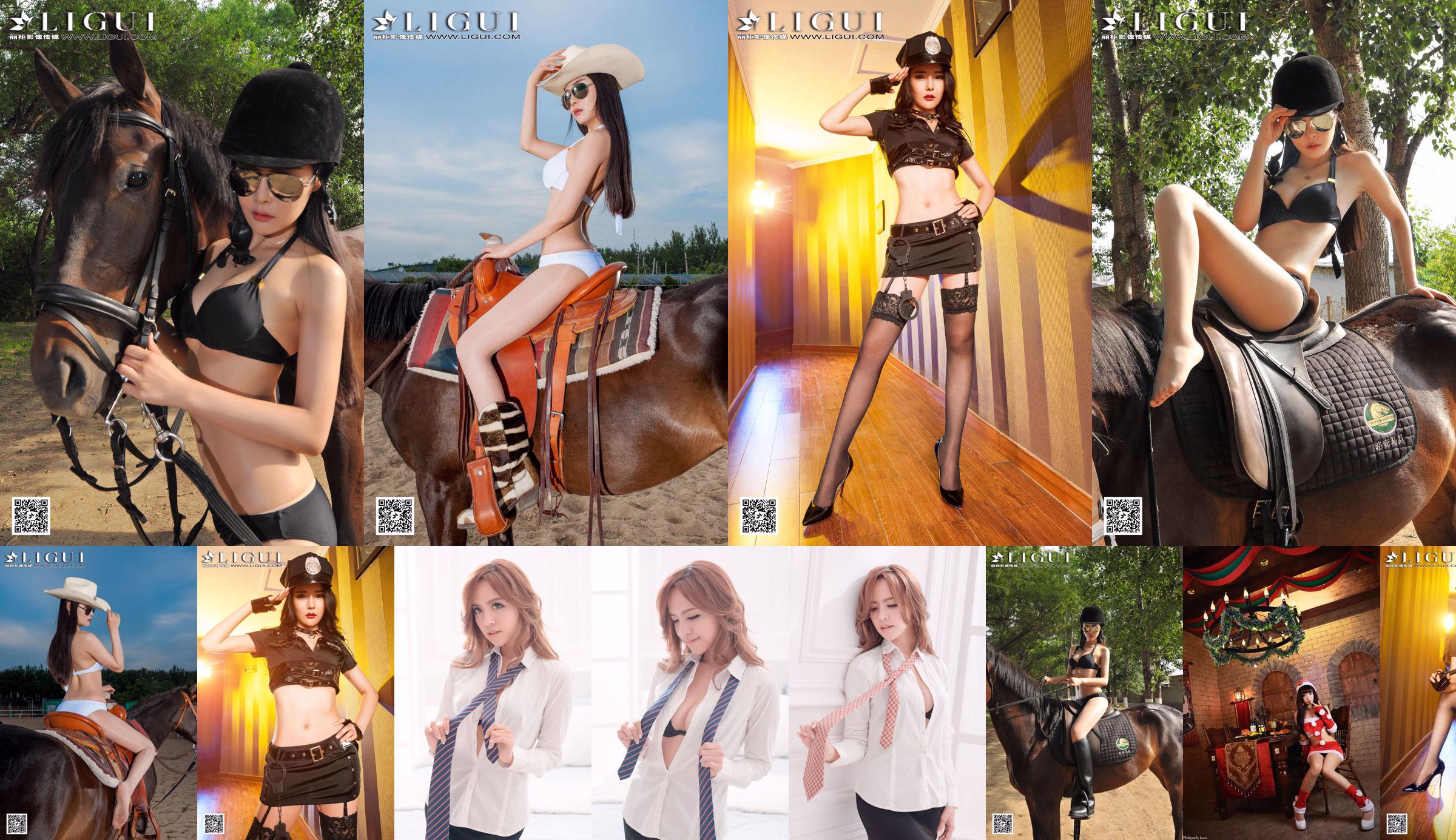 Model Kitty "Baju Renang Fashion Gadis Menunggang Kuda" Karya Lengkap [Ligui Guizu] Foto kaki indah dan kaki giok No.d86b04 Halaman 16