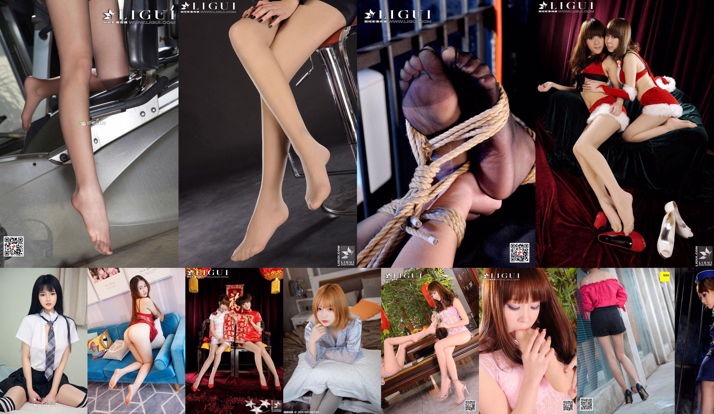 Model Momoko "Office Silk and Foot Show" obere und untere Kollektion [丽 柜 LiGui] Foto von schönen Beinen und Jadefüßen No.59d371 Seite 1