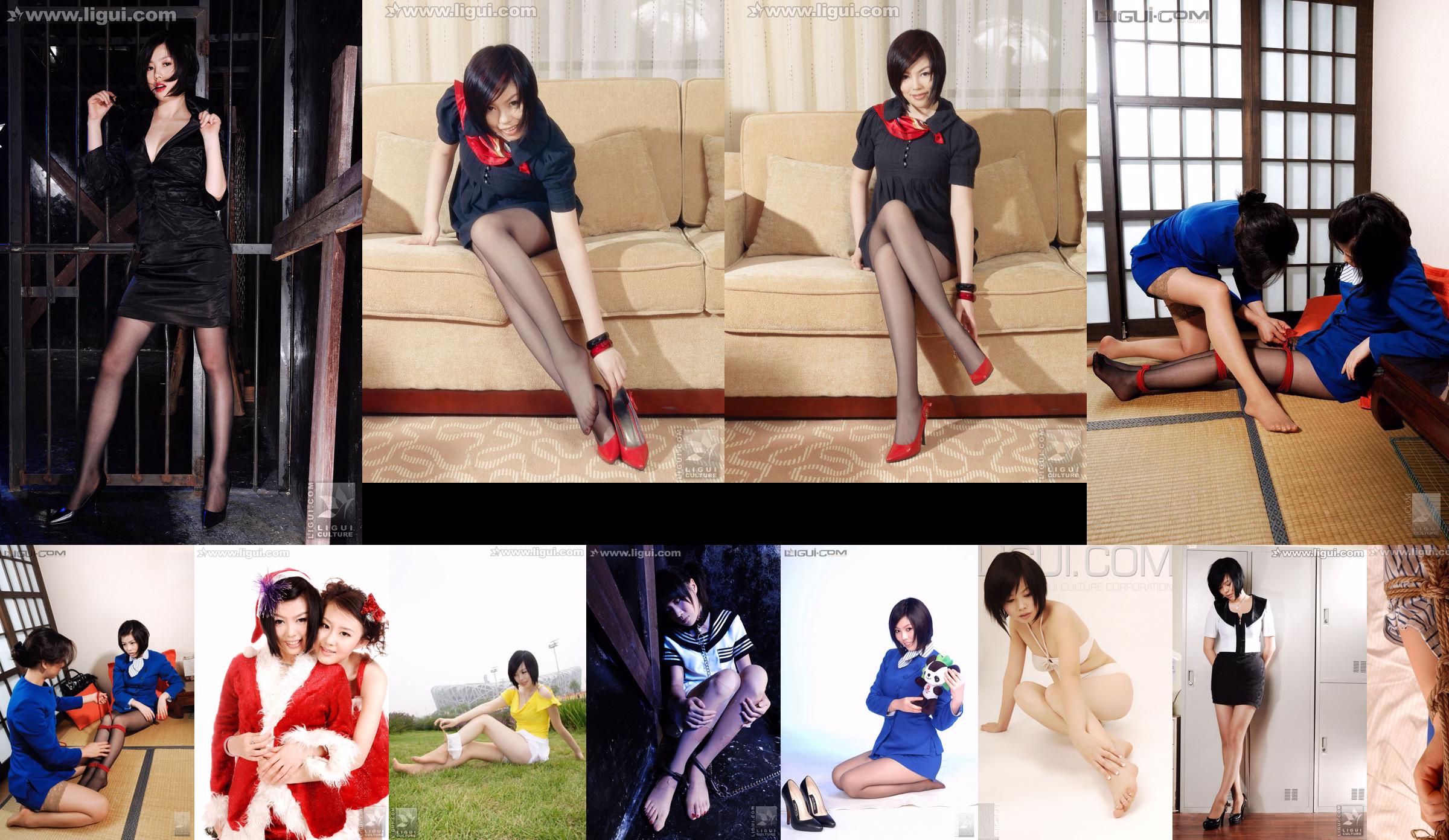Model Muzi "High-heeled Beauty Stewardess: The Love of the Queen" [丽柜LiGui] Silk Foot Photo Picture No.650a21 Page 16