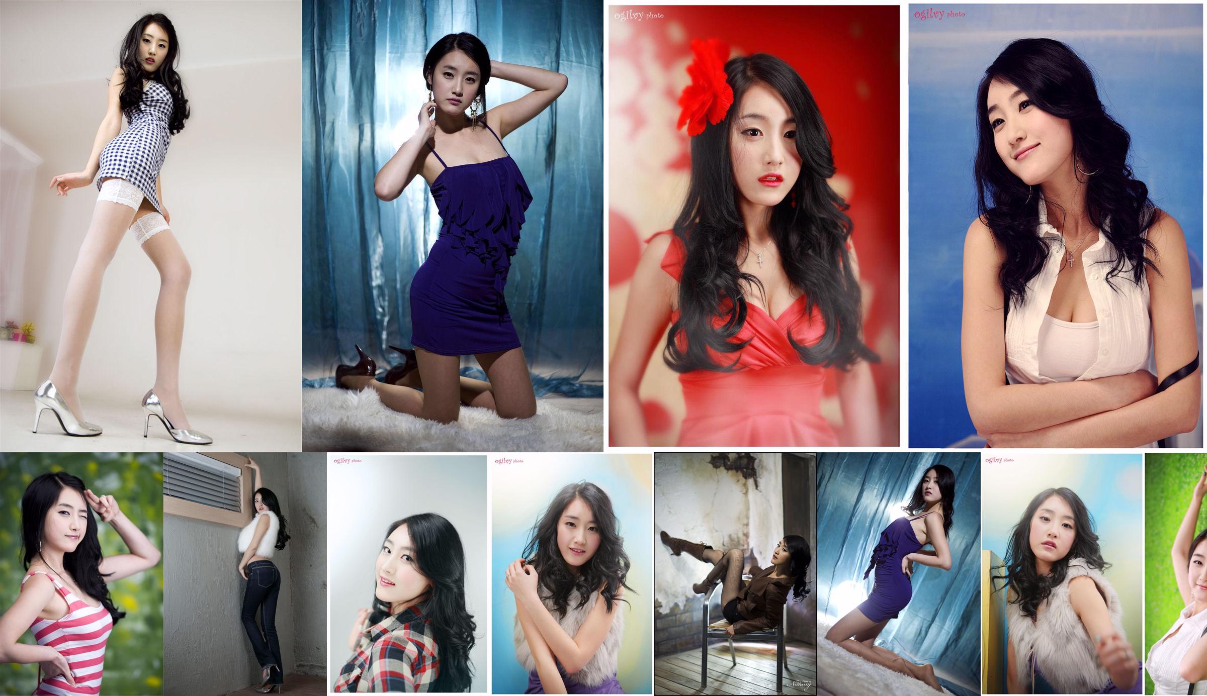 [Korean Model] Choi Zhixiang Striped Photo Picture No.1daa04 Page 1